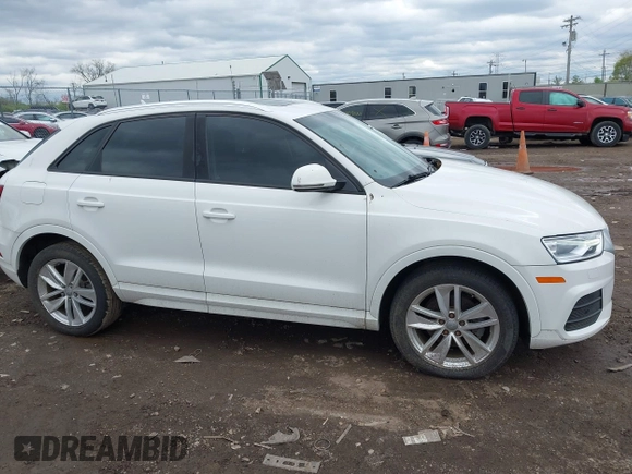 2017 Audi Q3 Premium with VIN WA1ECCFS7HR014647, listed as a IAAI auction lot 42023588 with 211,948 mi miles. Bid and sale history available at carsss.com. Image 13.