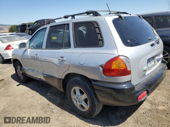 2004 Hyundai Santa Fe GLS with VIN KM8SC13E14U730278, listed as a Copart auction lot 63551294 with 100,583 mi miles and Salvage Title. Bid and sale history available at carsss.com. Image 2.