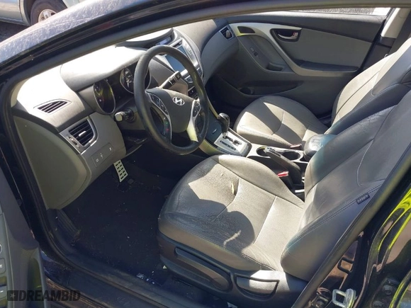 2012 Hyundai Elantra Limited with VIN 5NPDH4AEXCH090017, listed as a IAAI auction lot 37121157 with 176,542 mi miles. Bid and sale history available at carsss.com. Image 5.