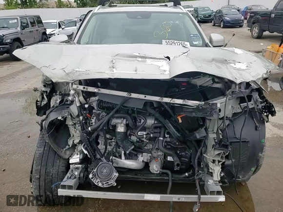 2020 Volvo XC90 Inscription with VIN YV4A221LXL1607974, listed as a Copart auction lot 55291265 with Not provided miles and Salvage title. Bid and sale history available at DreamBid. Image 14.