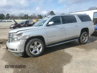 2017 Chevrolet Suburban Premier with VIN 1GNSCJKC2HR120815, listed as a Copart auction lot 43729155 with 96,553 mi miles and Salvage title. Bid and sale history available at DreamBid. Image 1.