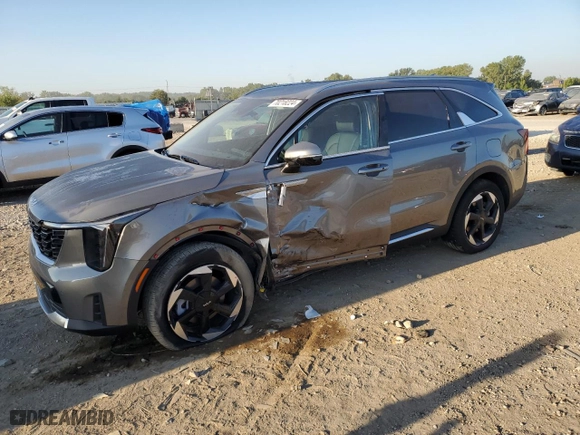 2025 Kia Sorento Hybrid EX with VIN KNDRHDJG5S5290129, listed as a Copart auction lot 70218224 with 1,225 mi miles and Salvage Title. Bid and sale history available at carsss.com. Image 1.