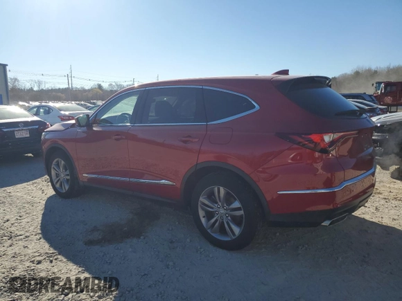 2022 Acura MDX with VIN 5J8YE1H38NL008041, listed as a Copart auction lot 81429754 with 40,810 mi miles and Salvage Title. Bid and sale history available at carsss.com. Image 2.