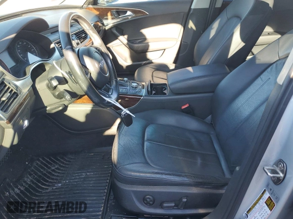 2015 Audi A6 2.0T Premium with VIN WAUFFAFCXFN036576, listed as a Copart auction lot 80262504 with 125,184 mi miles and Clean Title. Bid and sale history available at carsss.com. Image 7.