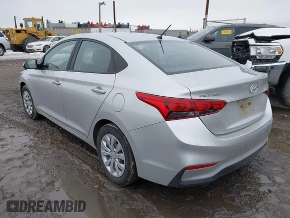 2019 Hyundai Accent SE with VIN 3KPC24A38KE069830, listed as a IAAI auction lot 42057953 with 57,240 mi miles. Bid and sale history available at carsss.com. Image 3.