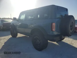 2021 Ford Bronco First Edition with VIN 1FMEE5EP3MLA42950, listed as a Copart auction lot 76982664 with Not Provided miles and Non Repairable. Bid and sale history available at DreamBid. Image 2.