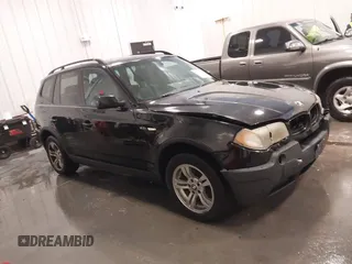 2004 BMW X3 3.0i with VIN WBXPA93434WA64007, listed as a IAAI auction lot 41420728 with 176,746 mi miles. Bid and sale history available at carsss.com. Image 1.