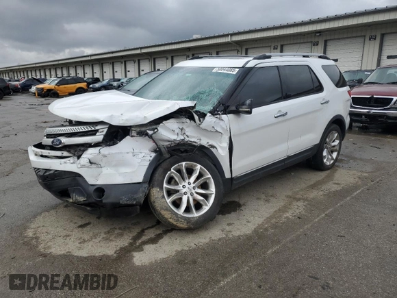 2013 Ford Explorer XLT with VIN 1FM5K7D89DGA76253, listed as a Copart auction lot 50044085 with 239,969 mi miles and Salvage Title. Bid and sale history available at DreamBid. Image 1.
