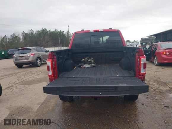 2021 Ford F-150 XL with VIN 1FTFW1E86MKD88763, listed as a IAAI auction lot 41742760 with 54,504 mi miles. Bid and sale history available at carsss.com. Image 17.
