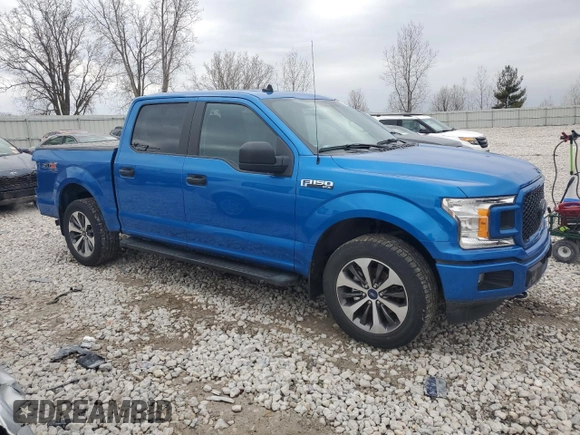 2020 Ford F-150 XL с VIN 1FTEW1EP1LKF25139, выставлен на аукционе Copart как лот 50384615 с пробегом 43 343 миль миль и Списание • Salvage title. История ставок и продаж доступна на DreamBid. Изображение 4.