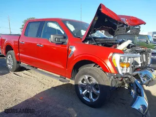 2023 Ford F-150 XL with VIN 1FTFW1E50PKF48369, listed as a IAAI auction lot 41090142 with 10,710 mi miles. Bid and sale history available at carsss.com. Image 1.