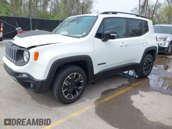 2023 Jeep Renegade Upland with VIN ZACNJDB18PPP66320, listed as a IAAI auction lot 41943959 with 30,804 mi miles and . Bid and sale history available at DreamBid. Image 2.