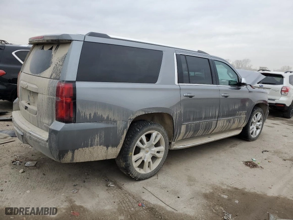 2020 Chevrolet Suburban Premier with VIN 1GNSKJKC8LR229551, listed as a Copart auction lot 43632235 with 109,020 mi miles and Salvage Title. Bid and sale history available at carsss.com. Image 3.