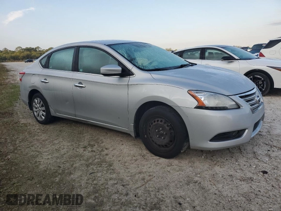 2013 Nissan Sentra SV with VIN 1N4AB7APXDN902382, listed as a Copart auction lot 56101705 with 88,503 mi miles and Clean Title. Bid and sale history available at DreamBid. Image 4.