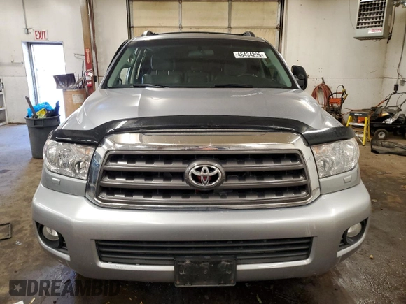 2011 Toyota Sequoia SR5 with VIN 5TDBY5G16BS048406, listed as a Copart auction lot 46434295 with 136,739 mi miles and Salvage Title. Bid and sale history available at carsss.com. Image 5.