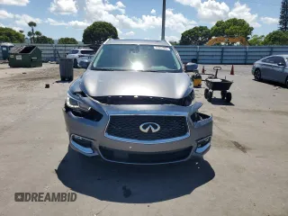 2019 Infiniti QX60 Pure with VIN 5N1DL0MN5KC560950, listed as a Copart auction lot 61051805 with 55,857 mi miles and Salvage title. Bid and sale history available at DreamBid. Image 5.