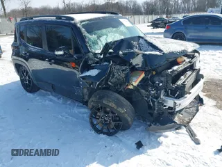 2020 Jeep Renegade Latitude z VIN ZACNJBBB8LPL95604, wystawiony jako IAAI lot #41377606 z przebiegiem 54 823 mil mil oraz . Historia ofert i sprzedaży dostępna na DreamBid. Obrazek 1.