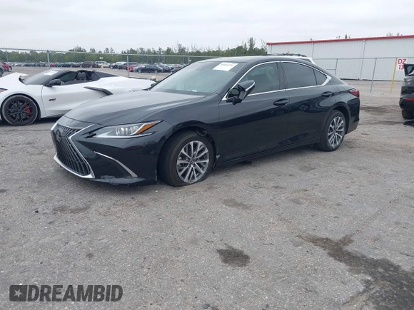 2023 Lexus ES 350 with VIN 58ACZ1B14PU155933, listed as a IAAI auction lot 42044291 with 13,436 mi miles and . Bid and sale history available at DreamBid. Image 2.