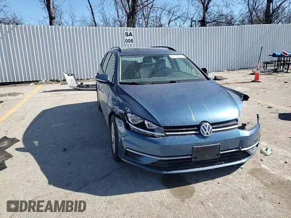 2019 Volkswagen Golf SportWagen S with VIN 3VWY57AU6KM512342, listed as a Copart auction lot 47112595 with 97,965 mi miles and Salvage Title. Bid and sale history available at carsss.com. Image 10.
