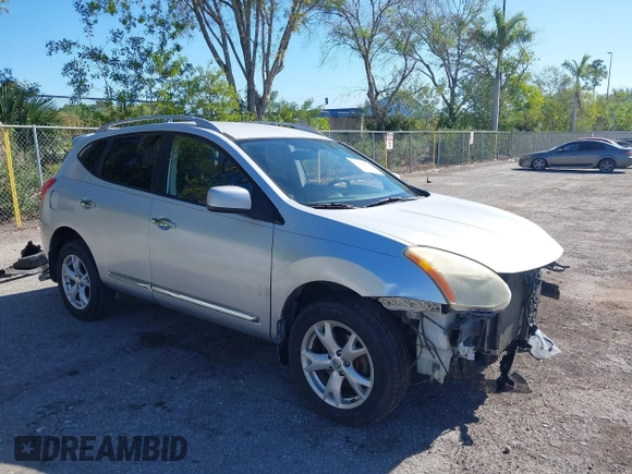 2011 Nissan Rogue SV with VIN JN8AS5MT4BW162234, listed as a IAAI auction lot 41824800 with 278,655 mi miles. Bid and sale history available at carsss.com. Image 1.