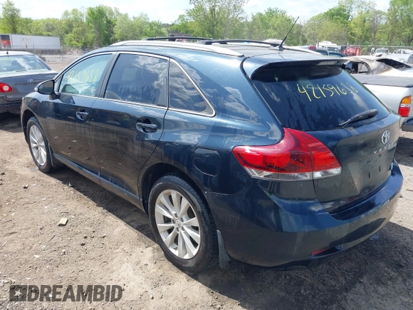 2013 Toyota Venza LE with VIN 4T3BA3BB0DU046855, listed as a IAAI auction lot 42159638 with 120,665 mi miles and . Bid and sale history available at carsss.com. Image 3.