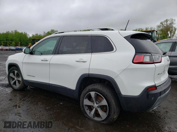 2019 Jeep Cherokee Limited z VIN 1C4PJMDX4KD336966, wystawiony jako Copart lot #55577615 z przebiegiem 83 815 mil mil oraz Szkoda całkowita • Salvage title. Historia ofert i sprzedaży dostępna na DreamBid. Obrazek 2.