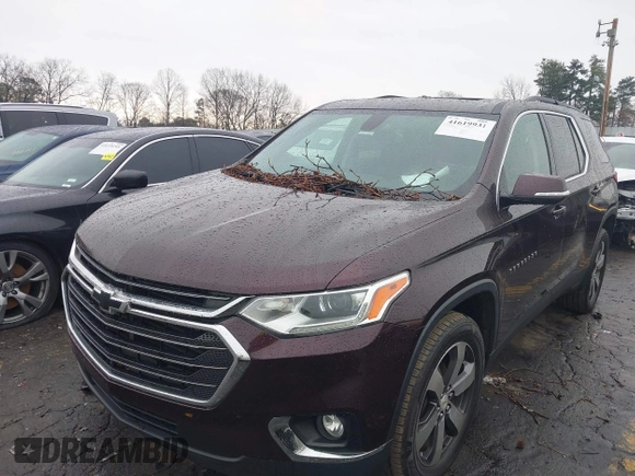 2019 Chevrolet Traverse LT z VIN 1GNERHKW8KJ117969, wystawiony jako IAAI lot #41619931 z przebiegiem 64 767 mil mil oraz . Historia ofert i sprzedaży dostępna na DreamBid. Obrazek 17.