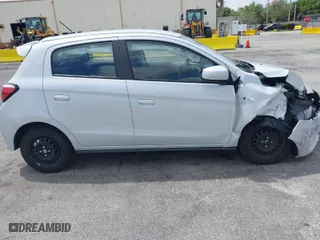 2023 Mitsubishi Mirage ES with VIN ML32AUHJ7PH004930, listed as a IAAI auction lot 42045075 with 28,201 mi miles. Bid and sale history available at carsss.com. Image 13.