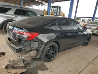 2022 Honda Civic Sedan Sport with VIN 2HGFE2F59NH606847, listed as a Copart auction lot 52019865 with 34,200 mi miles and Salvage Title. Bid and sale history available at carsss.com. Image 3.