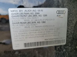 2015 Audi SQ5 Prestige with VIN WA1VGAFP8FA119617, listed as a Copart auction lot 49693035 with 93,973 mi miles and Clean Title. Bid and sale history available at carsss.com. Image 13.