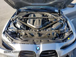 2022 BMW M4 Competition xDrive with VIN WBS43AZ01NCJ25752, listed as a Copart auction lot 38165123 with 17,021 mi miles. Bid and sale history available at carsss.com. Image 12.