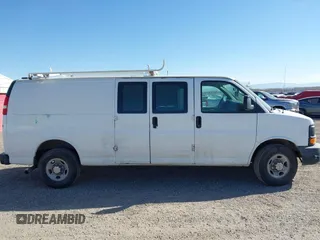 2013 Chevrolet Express Cargo Van with VIN 1GCWGGCA3D1117610, listed as a IAAI auction lot 41196391 with 201,350 mi miles. Bid and sale history available at carsss.com. Image 13.