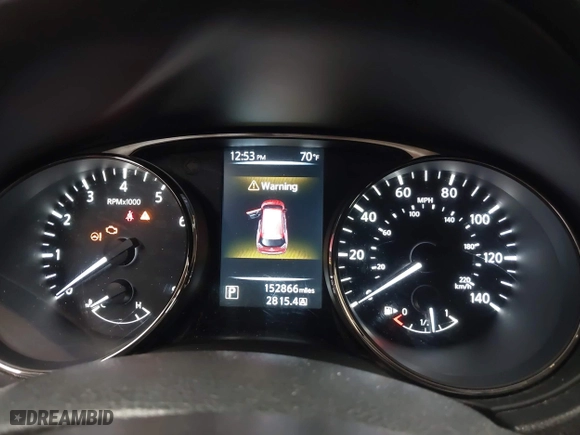 2015 Nissan Rogue S with VIN KNMAT2MT3FP559361, listed as a IAAI auction lot 41983856 with 152,866 mi miles. Bid and sale history available at carsss.com. Image 7.