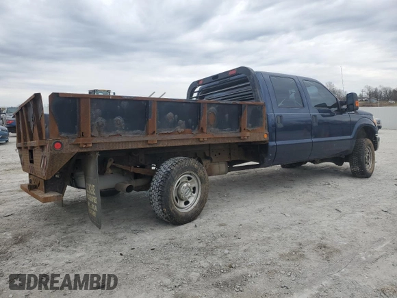 2015 Ford F-350 with VIN 1FD8W3F63FEA38604, listed as a Copart auction lot 47379115 with 215,048 mi miles and Salvage title. Bid and sale history available at DreamBid. Image 3.