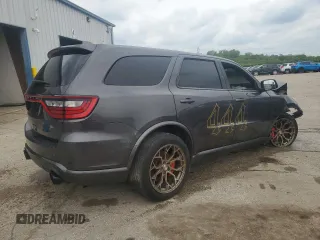2018 Dodge Durango SRT with VIN 1C4SDJGJ6JC232667, listed as a Copart auction lot 57871095 with 54,945 mi miles and Salvage title. Bid and sale history available at DreamBid. Image 3.
