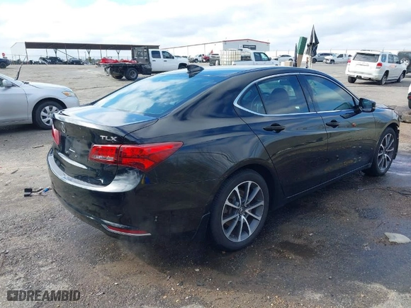 2015 Acura TLX V6 Tech with VIN 19UUB2F57FA002178, listed as a IAAI auction lot 41640369 with 178,248 mi miles. Bid and sale history available at carsss.com. Image 4.