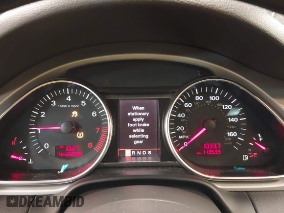 2008 Audi Q7 Premium Plus with VIN WA1EY74L58D068546, listed as a IAAI auction lot 41433997 with 113,533 mi miles and . Bid and sale history available at DreamBid. Image 7.