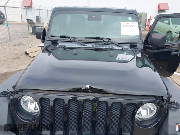 2021 Jeep Wrangler Unlimited Willys with VIN 1C4HJXDN8MW595665, listed as a IAAI auction lot 41507555 with 24,505 mi miles and . Bid and sale history available at DreamBid. Image 10.