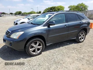 2006 Lexus RX 400h z VIN JTJHW31U660010493, wystawiony jako Copart lot #57173105 z przebiegiem 198 260 mil mil oraz Czysty tytuł • Clean title. Historia ofert i sprzedaży dostępna na DreamBid. Obrazek 1.
