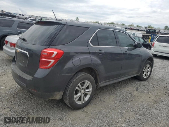 2017 Chevrolet Equinox LS z VIN 2GNALBEK9H1583466, wystawiony jako Copart lot #53538525 z przebiegiem 98 388 mil mil oraz Szkoda całkowita • Salvage title. Historia ofert i sprzedaży dostępna na DreamBid. Obrazek 3.