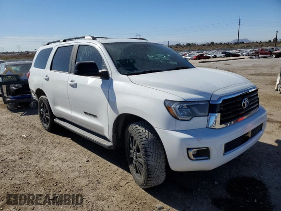 2019 Toyota Sequoia SR5 with VIN 5TDBY5G17KS173639, listed as a Copart auction lot 88519285 with 58,360 mi miles and Salvage Title. Bid and sale history available at carsss.com. Image 4.