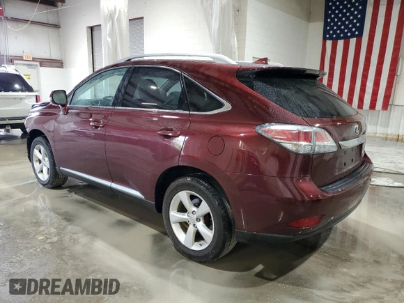 2014 Lexus RX 350 with VIN JTJBK1BA6E2461128, listed as a Copart auction lot 59712615 with 54,611 mi miles and Salvage title. Bid and sale history available at DreamBid. Image 2.