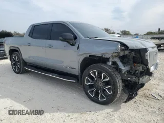 2024 GMC Sierra 1500 with VIN 1GT401EL3RU401137, listed as a Copart auction lot 82851714 with 5,005 mi miles and Salvage Title. Bid and sale history available at DreamBid. Image 4.