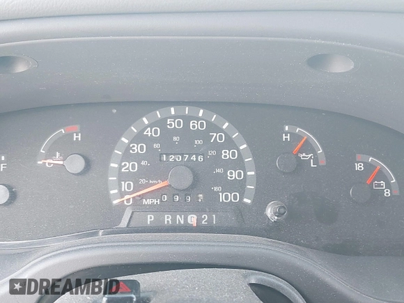 2003 Ford Econoline Cargo z VIN 1FTNE24L23HA72170, wystawiony jako IAAI lot #42496652 z przebiegiem 120 746 mil mil oraz . Historia ofert i sprzedaży dostępna na DreamBid. Obrazek 7.