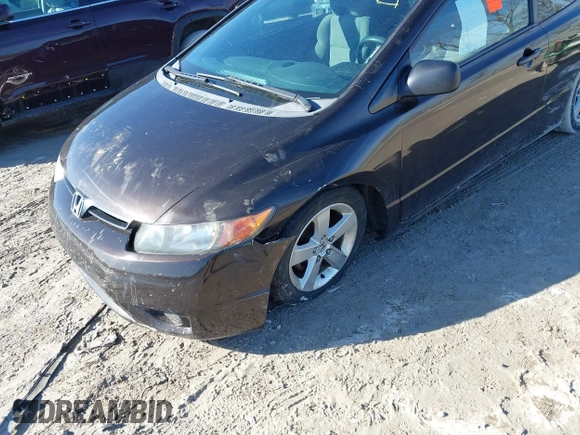 2007 Honda Civic Cpe EX with VIN 2HGFG11857H585620, listed as a IAAI auction lot 41699590 with 174,140 mi miles. Bid and sale history available at carsss.com. Image 6.