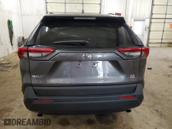 2019 Toyota RAV4 LE with VIN 2T3F1RFV6KW066131, listed as a Copart auction lot 49334365 with 112,002 mi miles and Salvage Title. Bid and sale history available at DreamBid. Image 6.