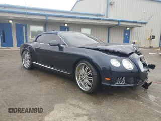 2013 Bentley Continental GT with VIN SCBGR3ZA3DC078314, listed as a Copart auction lot 43062685 with 71,542 mi miles and Salvage Title. Bid and sale history available at DreamBid. Image 4.