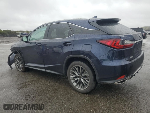 2022 Lexus RX 350 F Sport с VIN 2T2SZMDA2NC329753, выставлен на аукционе Copart как лот 51712485 с пробегом 34 874 миль миль и Списание • Salvage title. История ставок и продаж доступна на DreamBid. Изображение 2.