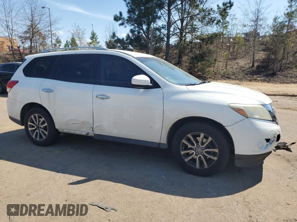 2016 Nissan Pathfinder S with VIN 5N1AR2MN9GC611712, listed as a Copart auction lot 50151285 with 218,982 mi miles and Salvage title. Bid and sale history available at DreamBid. Image 4.