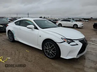 2017 Lexus RC with VIN JTHSM5BC0H5003592, listed as a Copart auction lot 44818705 with 51,871 mi miles and Salvage Title. Bid and sale history available at carsss.com. Image 4.